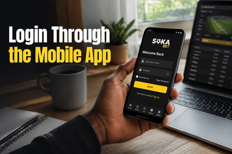 Login Through the Mobile App